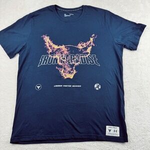 Under Armour Men's T Shirt Project Rock Iron Paradise XL Worldwide‎ Disruption